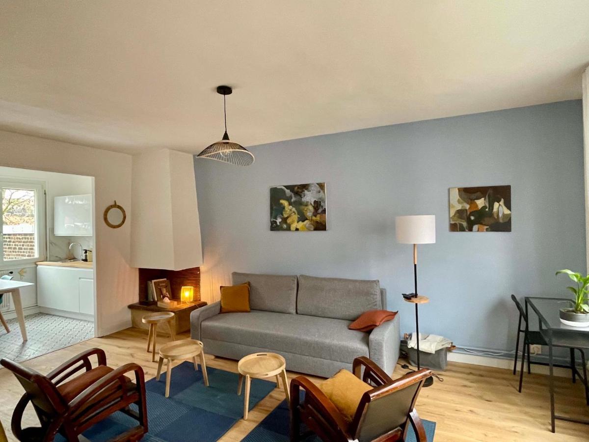 La Chambre Jaune Maison Avec Grande Terrasse Et Garage Prive Villa Lille Luaran gambar