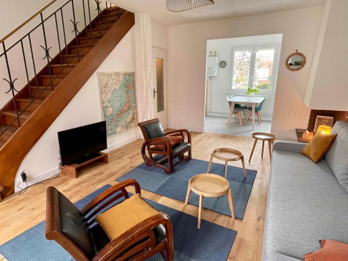 La Chambre Jaune Maison Avec Grande Terrasse Et Garage Prive Villa Lille Luaran gambar